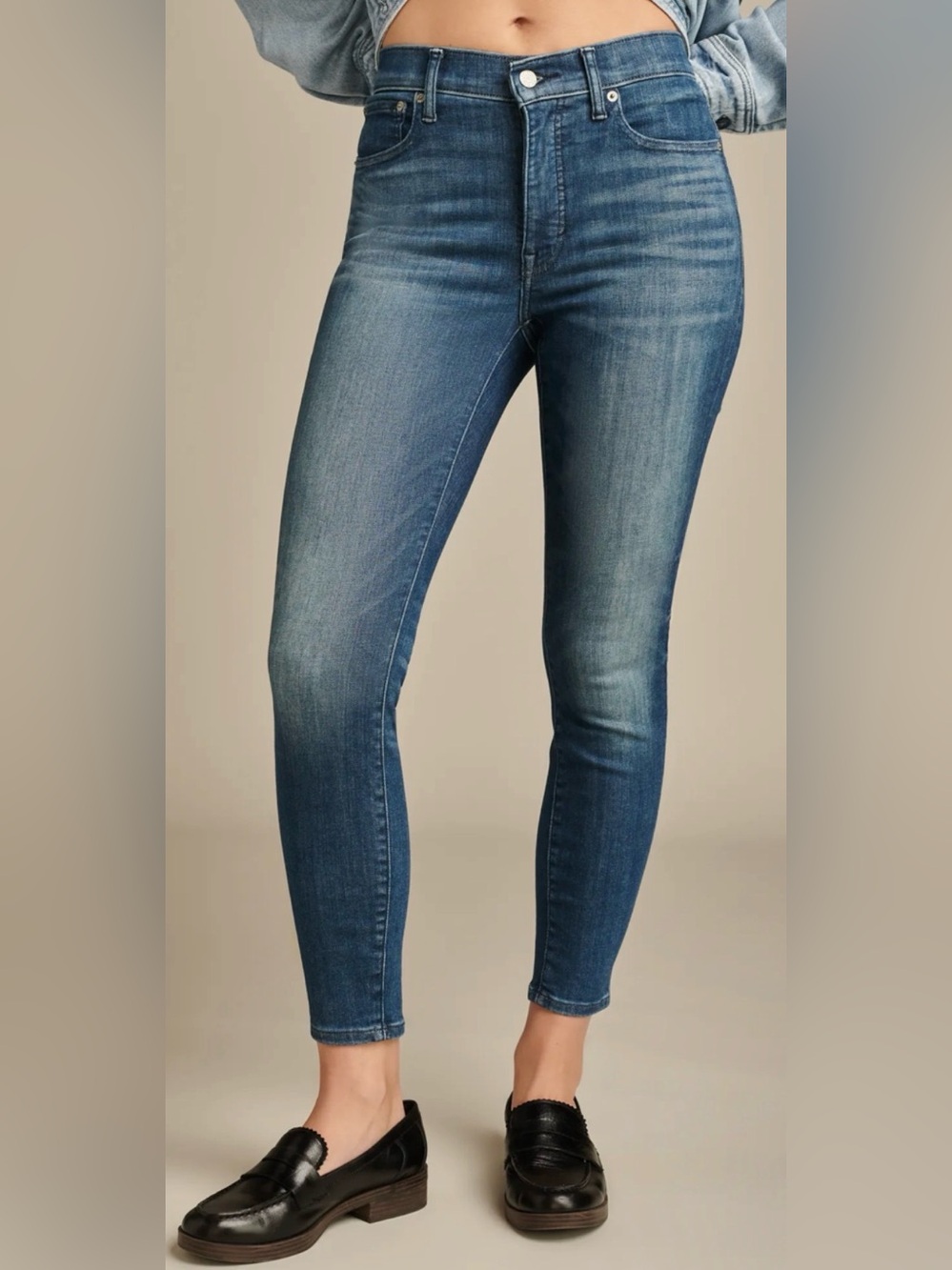 Lucky Brand Mid-Rise Skinny Fit Women’s Jeans - Light Blue